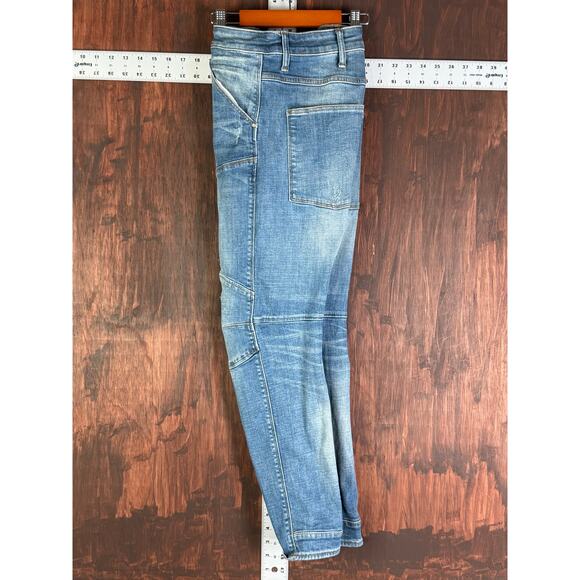 G Star Raw 5620 3D Slim Denim Button Fly Jeans Y2K Vintage Pants Blue Mens 32x30 - Picture 4 of 10